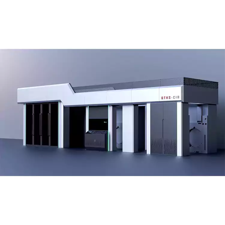 8 Renk Tam Servo Tahrikli Merkezi Tamburlu Flekso Baskı Makinesi